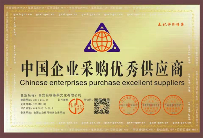 2020年榮獲中國(guó)企業(yè)采購(gòu)優(yōu)秀供應(yīng)商